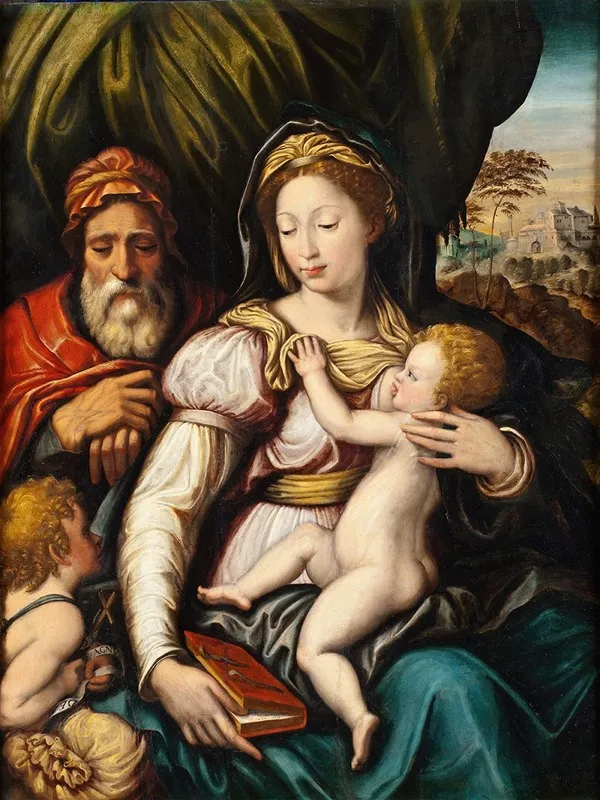 The Holy Family With The Infant St John 2