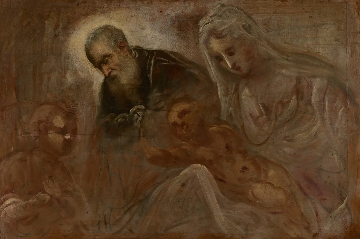 The Holy Family With The Young Saint John The Baptist