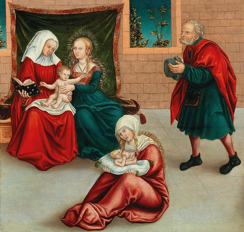The Holy Kinship 4 Wall Art by Wolfgang Krodel I - High-Resolution Digital Print