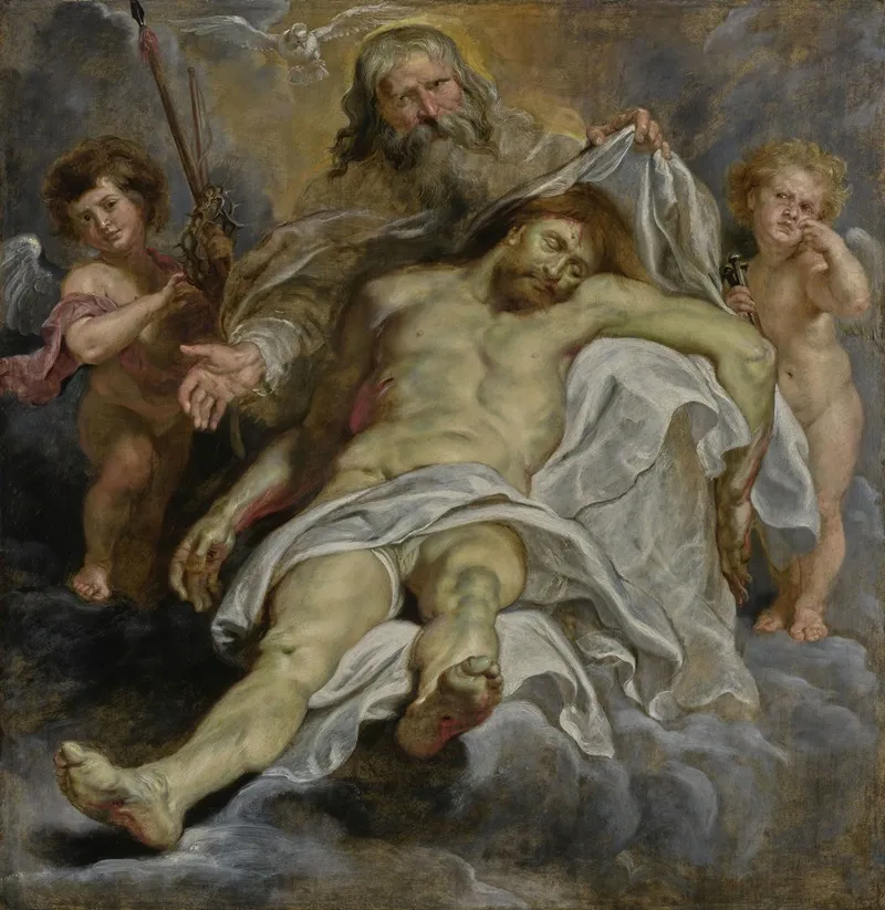 The Holy Trinity 8 Wall Art by Peter Paul Rubens - High-Resolution Digital Print