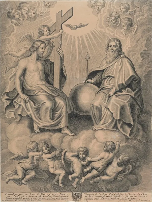 The Holy Trinity 9 Wall Art by Peter Paul Rubens - High-Resolution Digital Print