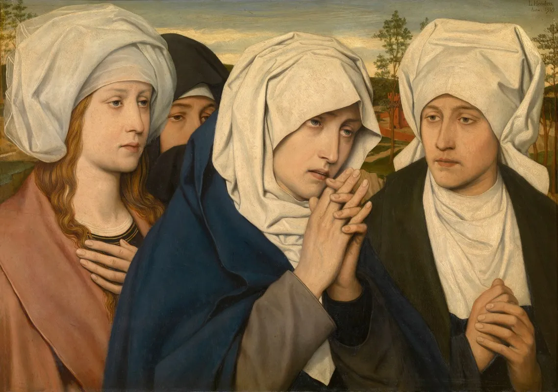 The Holy Women On Their Way To Golgotha Wall Art by Louis Hendrix - High-Resolution Digital Print