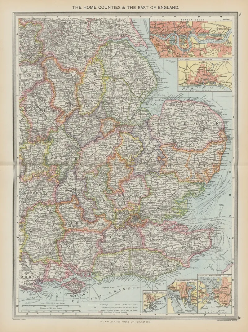The Home Counties And The East Of England