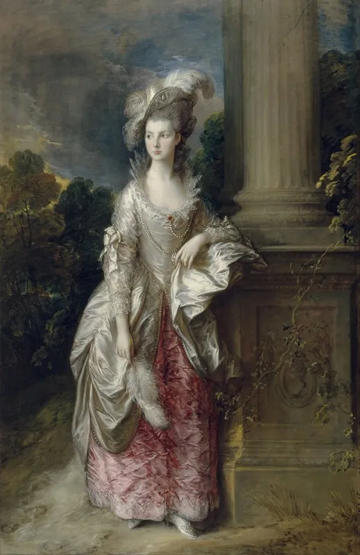 The Honourable Mrs Graham 1757 1792 Wall Art by Thomas Gainsborough - High-Resolution Digital Print