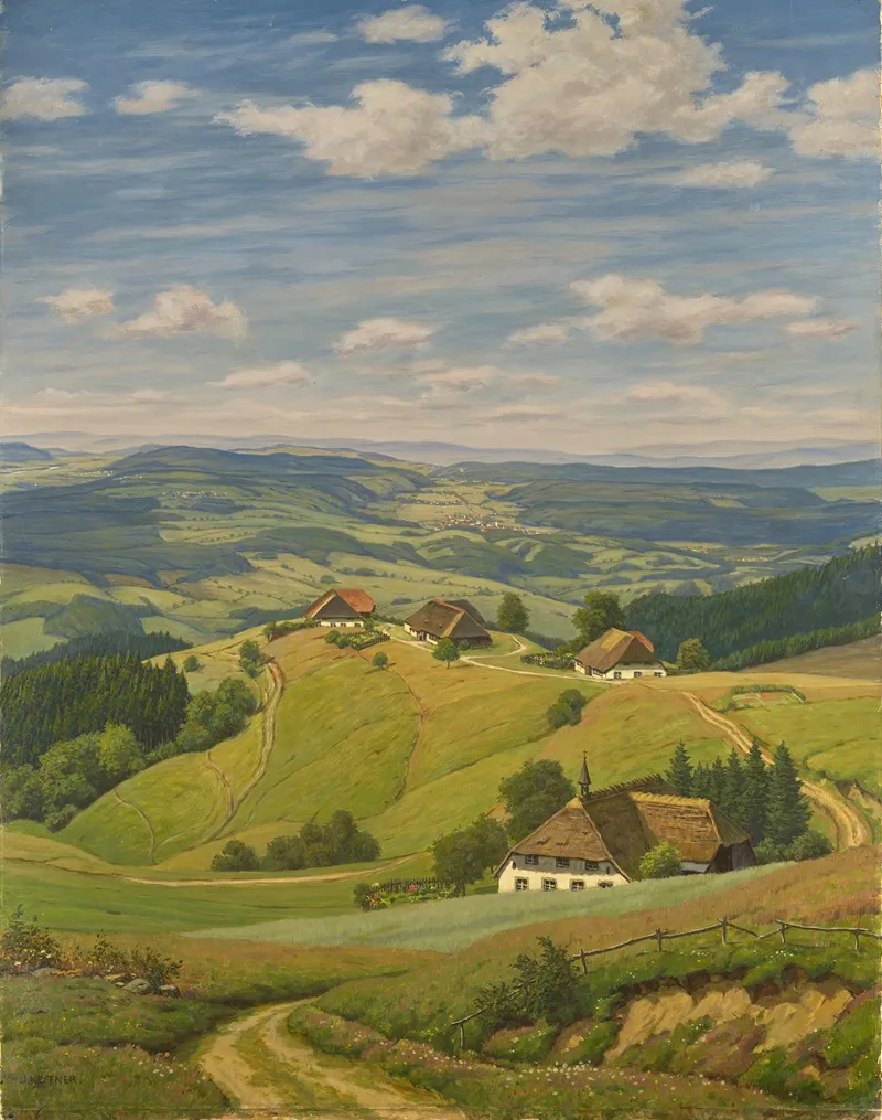 The Hornberg Wall Art by Julius Heffner - High-Resolution Digital Print