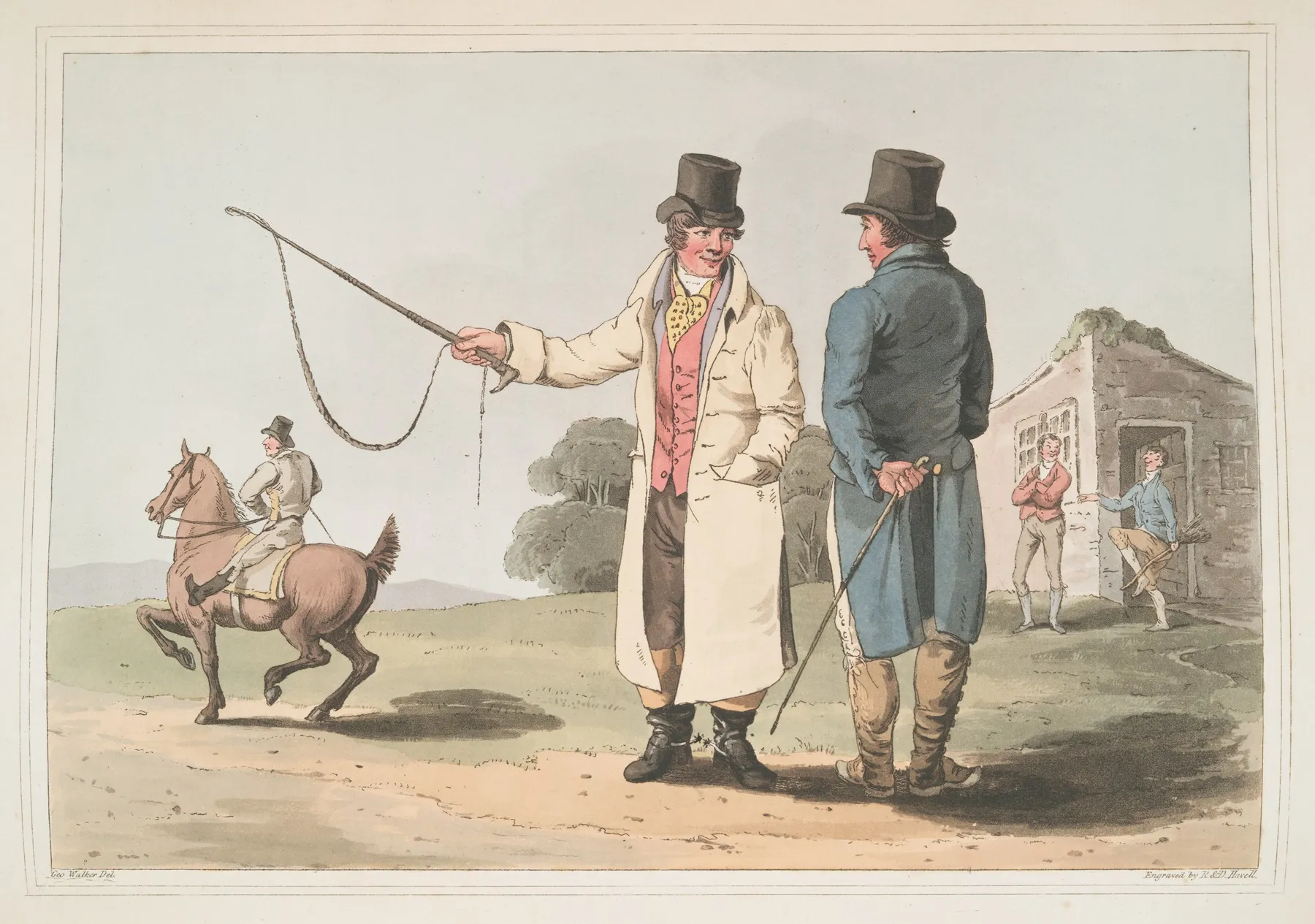 The Horse Dealer Plate 1 Wall Art by George Walker - High-Resolution Digital Print