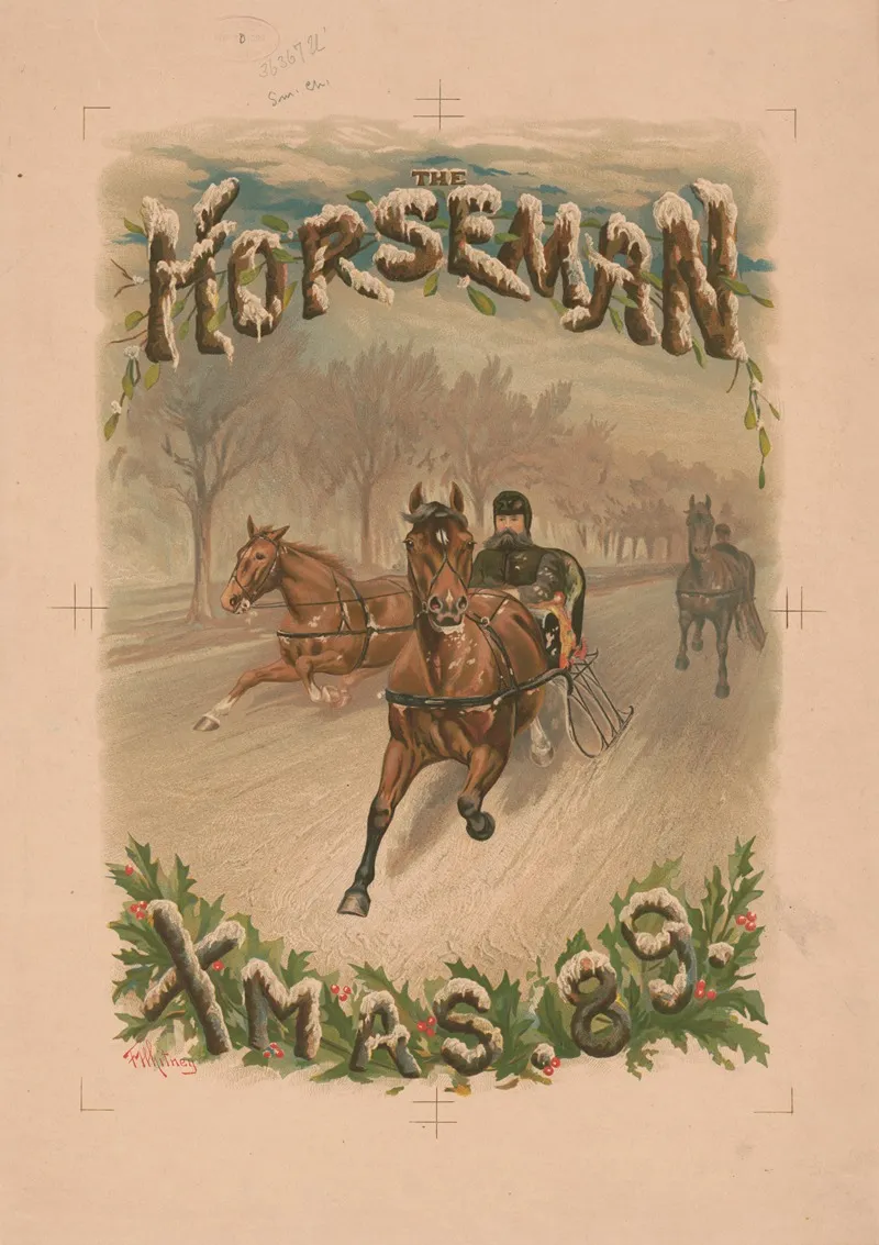 The Horseman For Xmas 89 Wall Art by Frank Whitney - High-Resolution Digital Print
