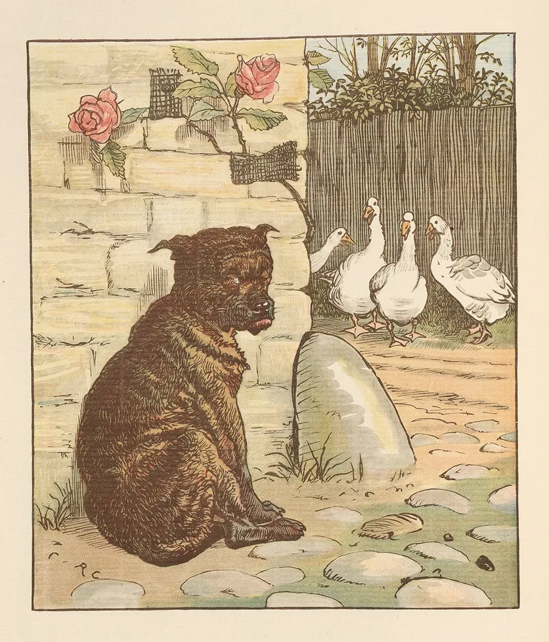 The House That Jack Built Pl 5 Wall Art by Randolph Caldecott - High-Resolution Digital Print