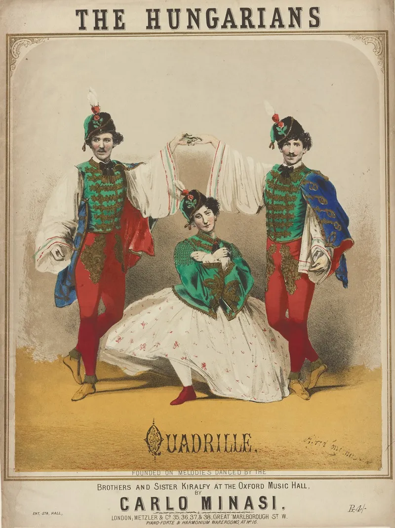 The Hungarians Quadrille Wall Art by Alfred Concanen - High-Resolution Digital Print