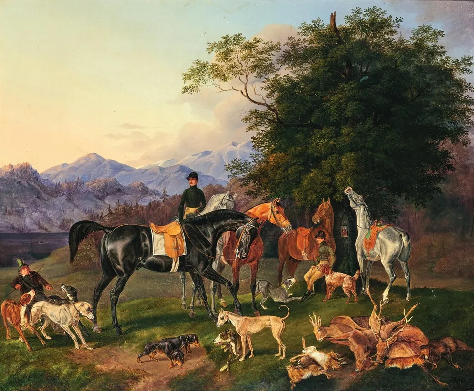 The Hunt 4 Wall Art by Otto Stotz - High-Resolution Digital Print