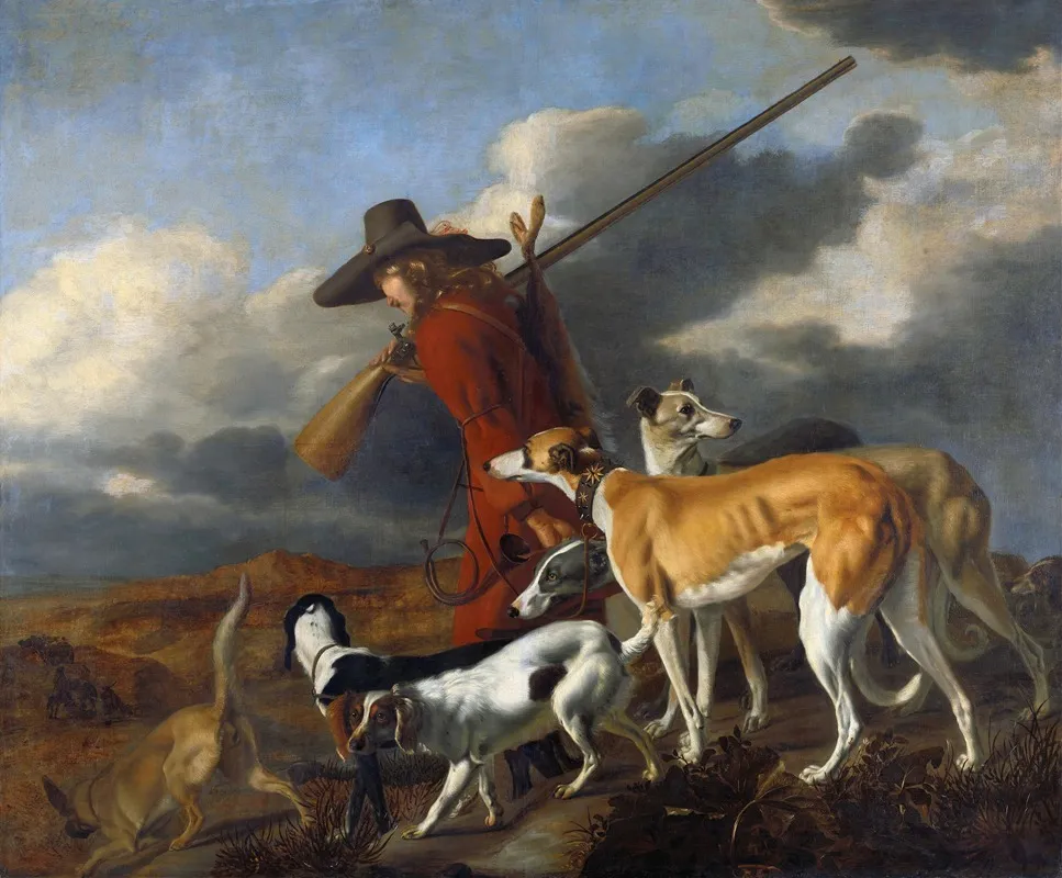 The Hunter Wall Art by Adriaen Cornelisz Beeldemaker - High-Resolution Digital Print