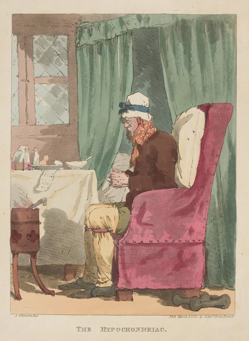 The Hypochondriac Wall Art by John Augustus Atkinson - High-Resolution Digital Print