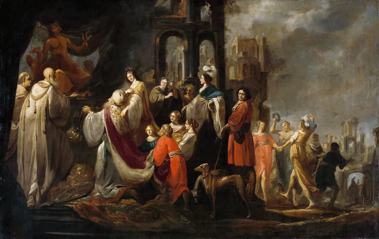 The Idolatry Of King Solomon Wall Art by Jacob Hogers - High-Resolution Digital Print