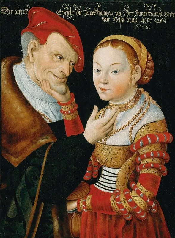 The Ill Matched Lovers 2 Wall Art by Wolfgang Krodel I - High-Resolution Digital Print