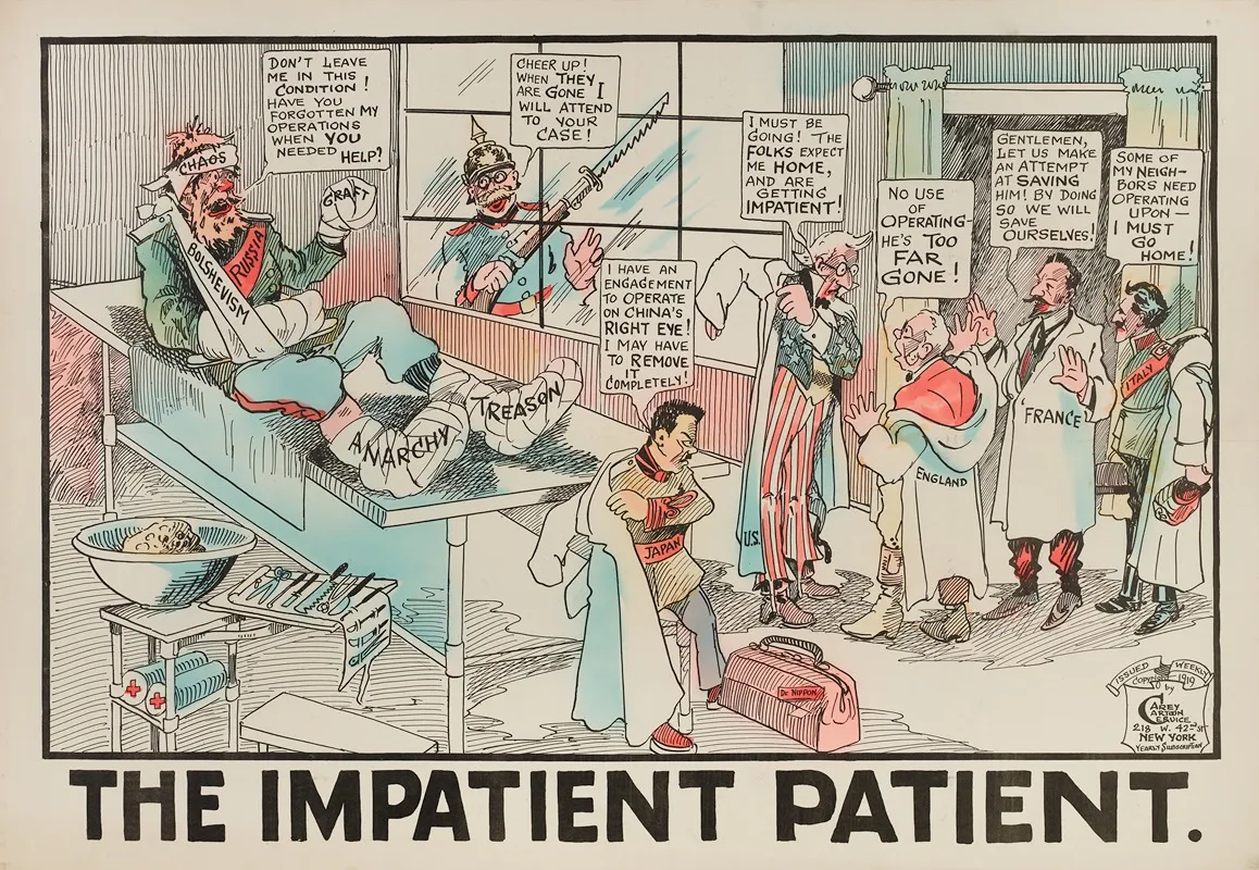 The Impatient Patient Wall Art by Carey Cartoon Service - High-Resolution Digital Print