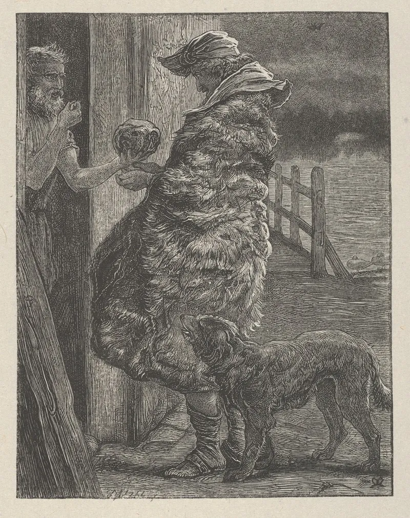 The Importunate Friend Wall Art by Sir John Everett Millais - High-Resolution Digital Print