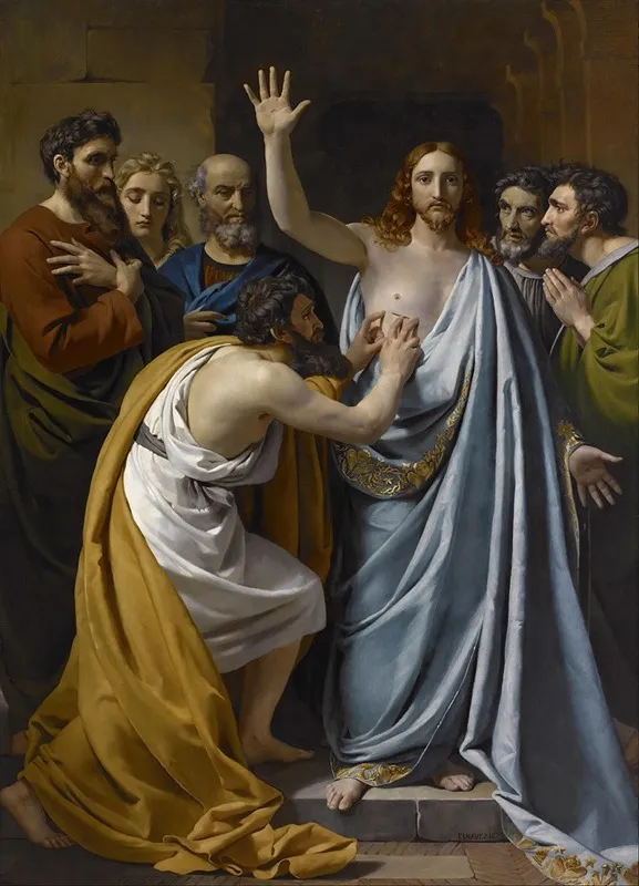 The Incredulity Of Saint Thomas 3 Wall Art by François-Joseph Navez - High-Resolution Digital Print