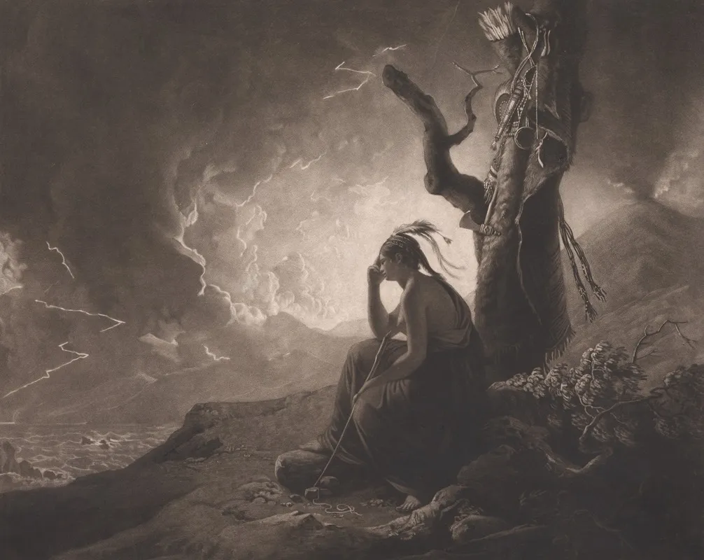The Indian Widow Wall Art by Joseph Wright of Derby - High-Resolution Digital Print