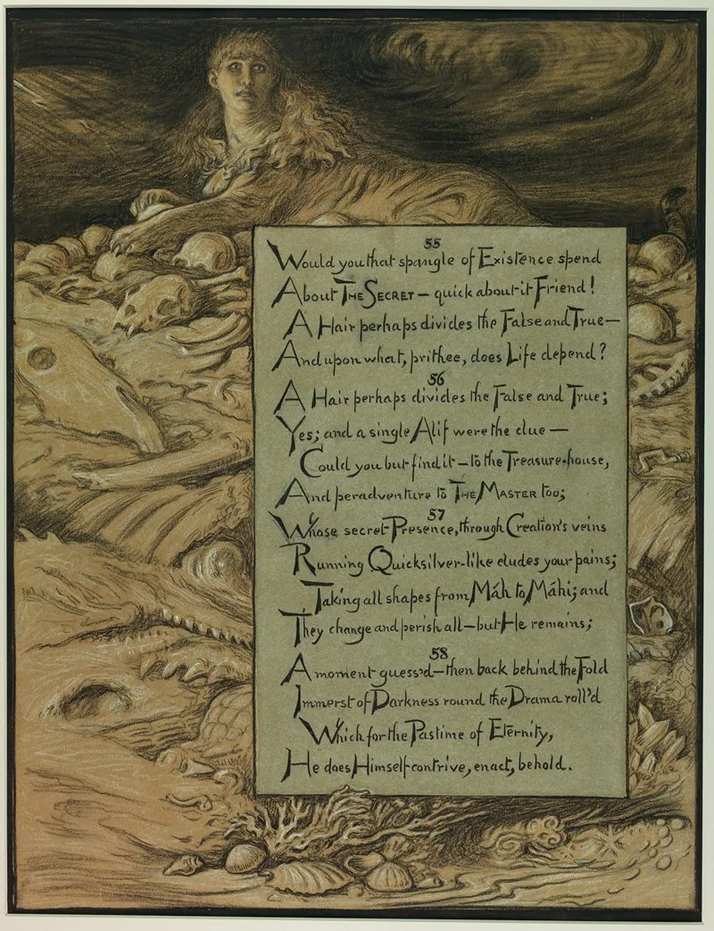 The Inevitable Fate Wall Art by Elihu Vedder - High-Resolution Digital Print