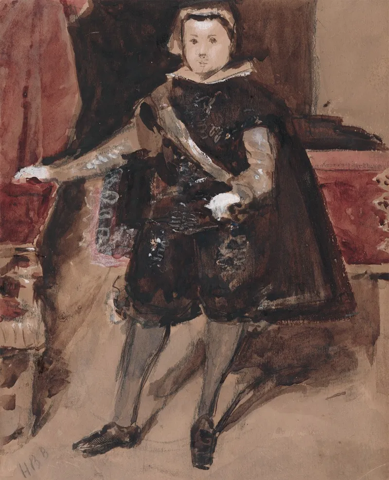 The Infant Balthasar Carlos Wall Art by Hercules Brabazon Brabazon - High-Resolution Digital Print