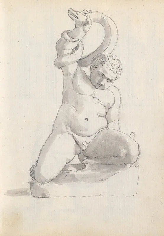 The Infant Hercules Strangling The Serpent Uffizi Florence