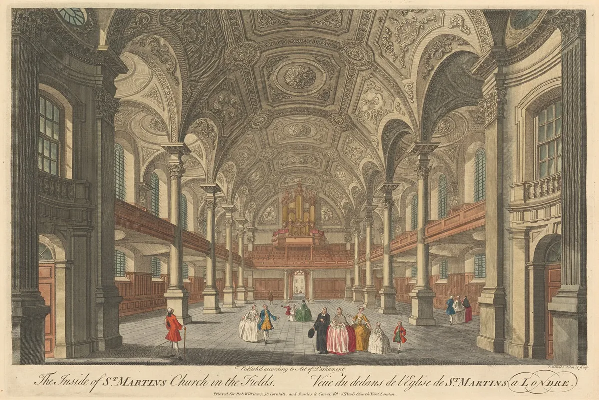 The Inside Of St Martins Church In The Fields