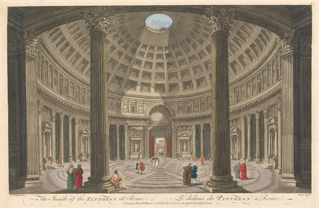 The Inside Of The Pantheon At Rome