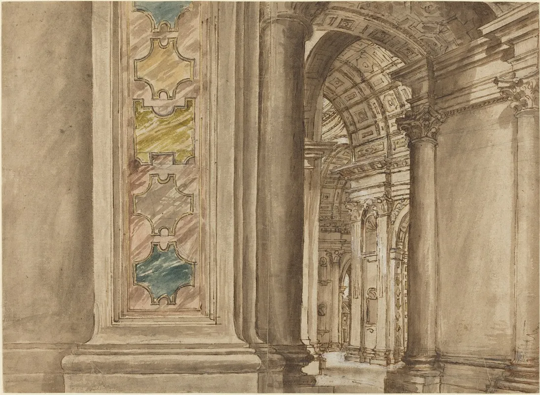 The Interior Of Saint Peters Rome