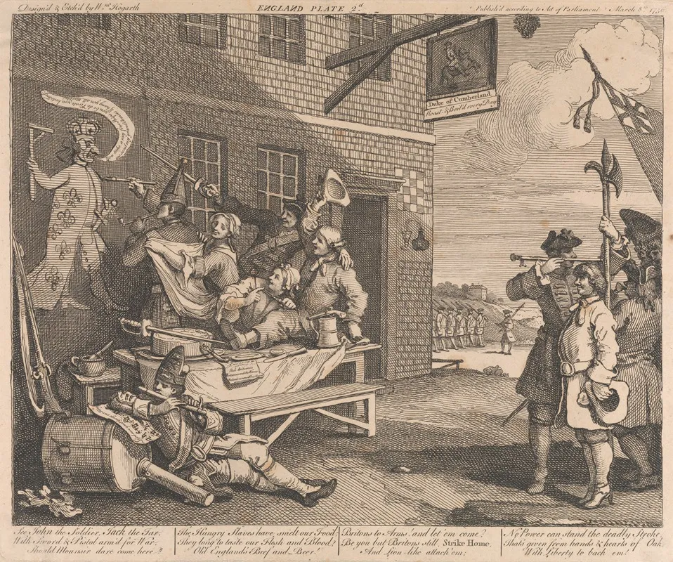 The Invasion Plate Ii England