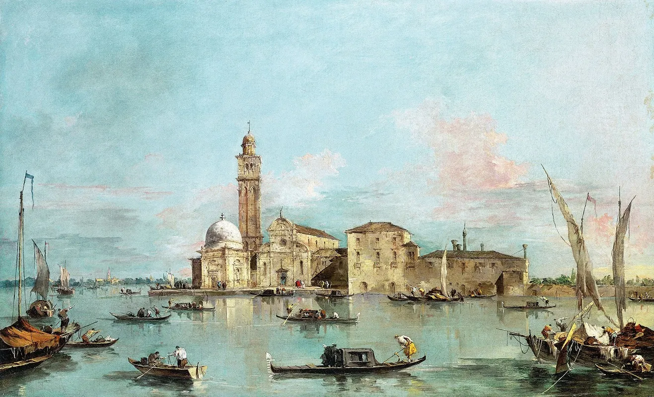 The Island Of San Michele Venice Wall Art by Francesco Granacci - High-Resolution Digital Print