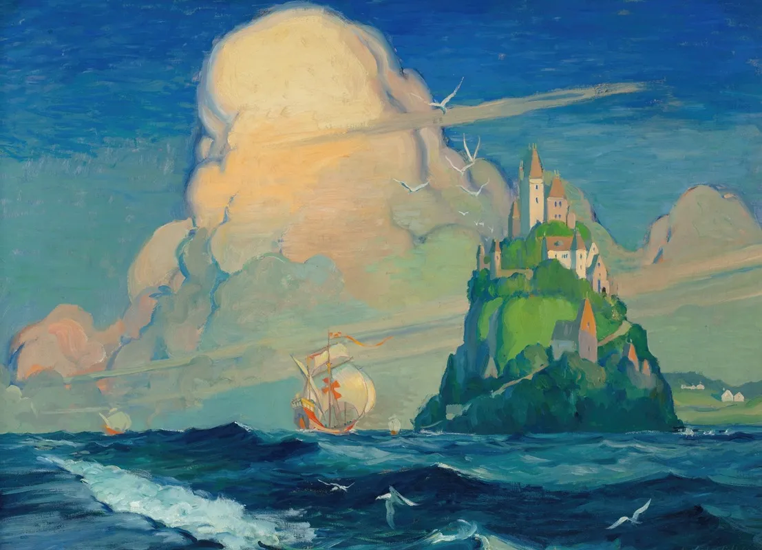 The Island Wall Art by Howard Garfield Gray - High-Resolution Digital Print