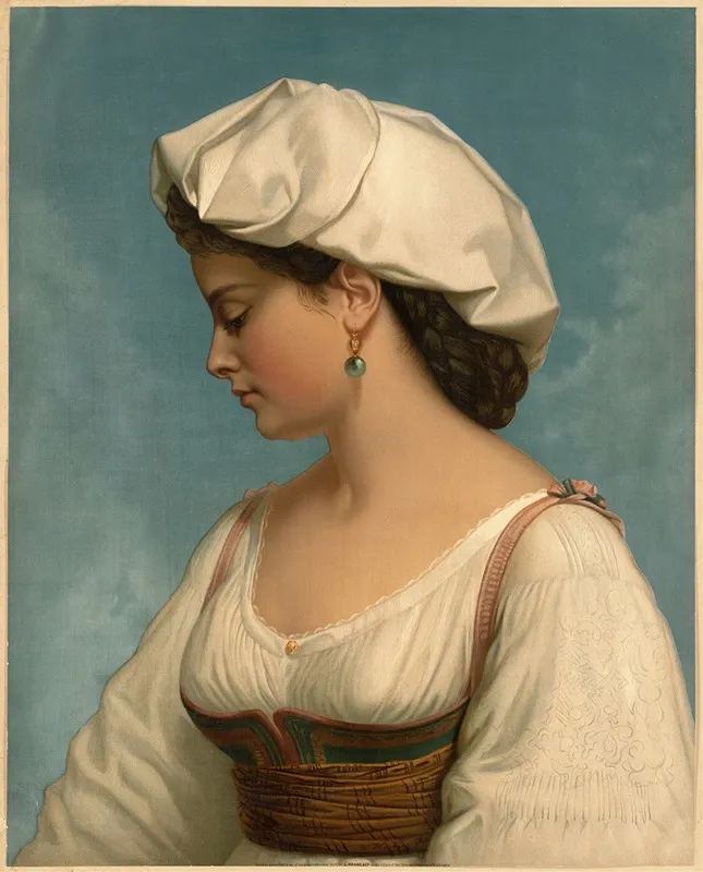 The Italian Beauty Wall Art by Wolfgang Boehm - High-Resolution Digital Print