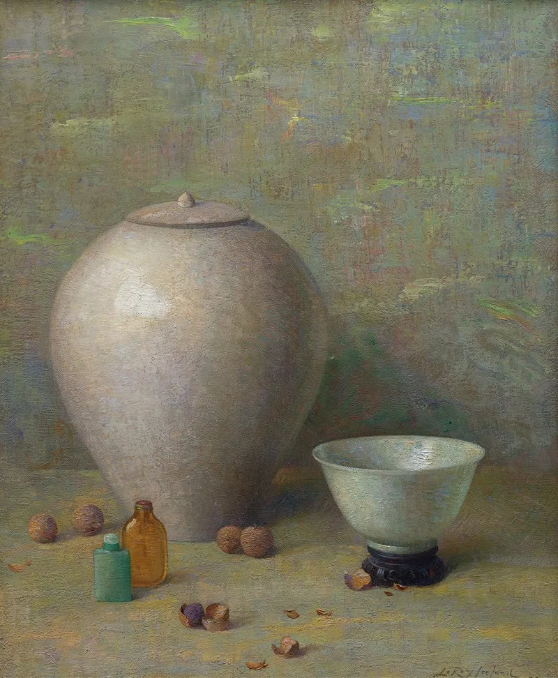 The Jade Bowl Wall Art by Leroy Ireland - High-Resolution Digital Print