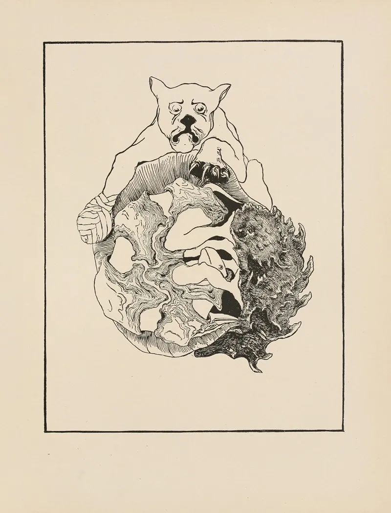 The Jaguar The Hedgehog The Tortoise And The Armadillo All In A Heap Wall Art by Rudyard Kipling - High-Resolution Digital Print