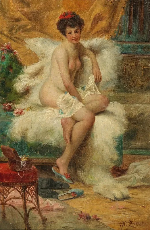 The Jewellery Box 2 Wall Art by Hans Zatzka - High-Resolution Digital Print