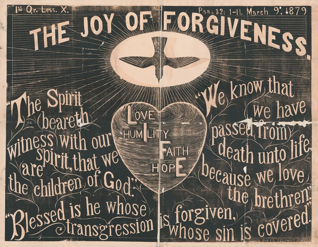 The Joy Of Forgiveness Wall Art by A. Ditta - High-Resolution Digital Print