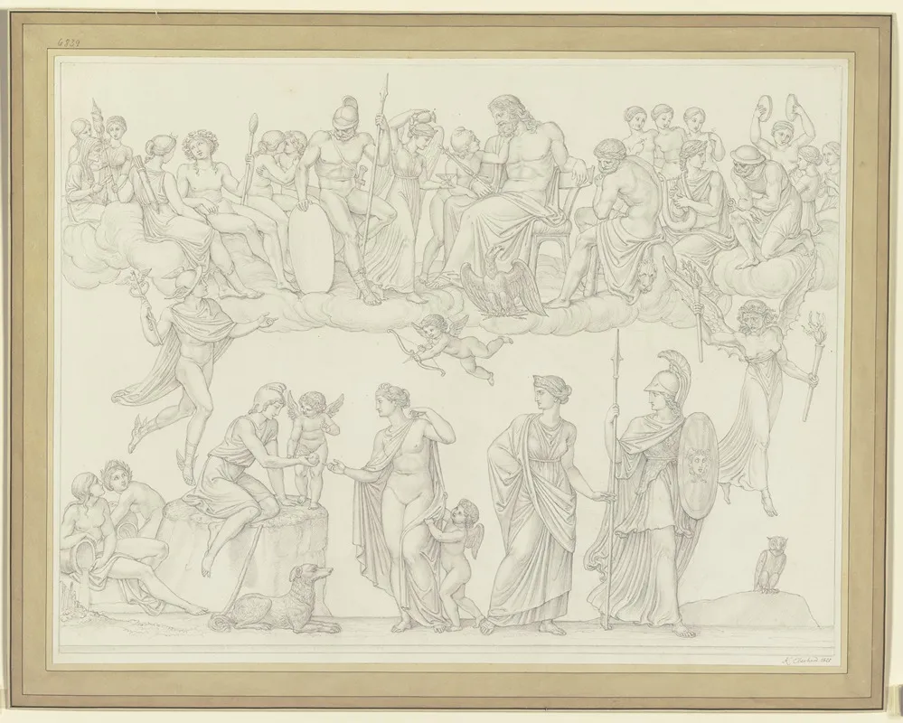 The Judgement Of Paris 23 Wall Art by Konrad Eberhard - High-Resolution Digital Print