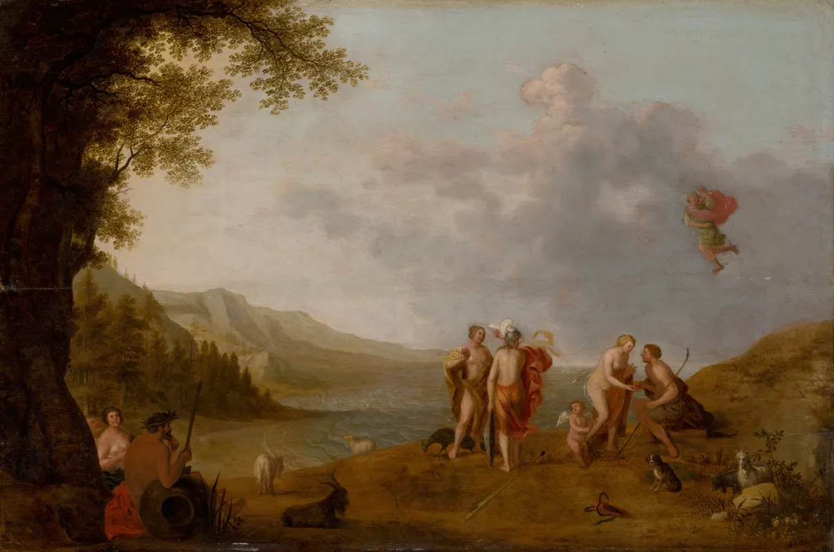 The Judgement Of Paris 8 Wall Art by Cornelis Willaerts - High-Resolution Digital Print