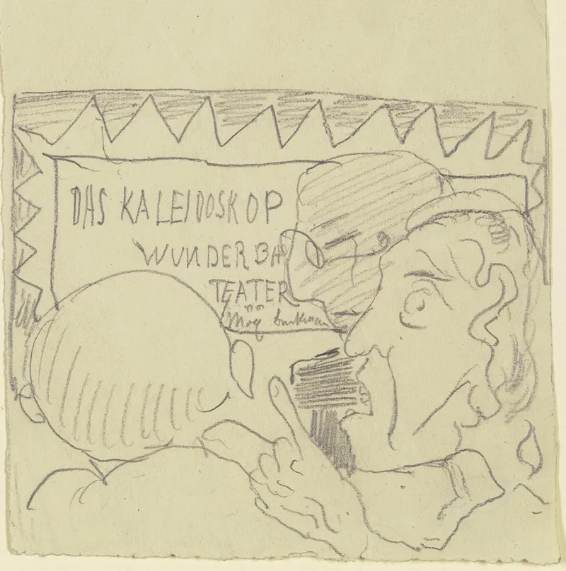 The Kaleidoskop Wunderbar Teater By Max Beckmann