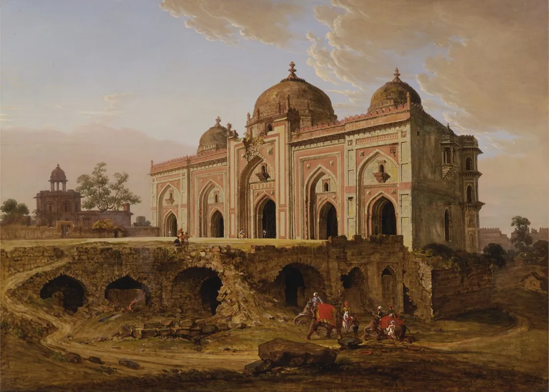 The Kila Kona Masjid Purana Qila Delhi Wall Art by Robert Smith - High-Resolution Digital Print