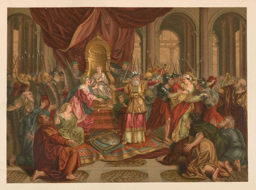 The Killing Of Athalia Wall Art by Jan Ladislaw Sýkora - High-Resolution Digital Print