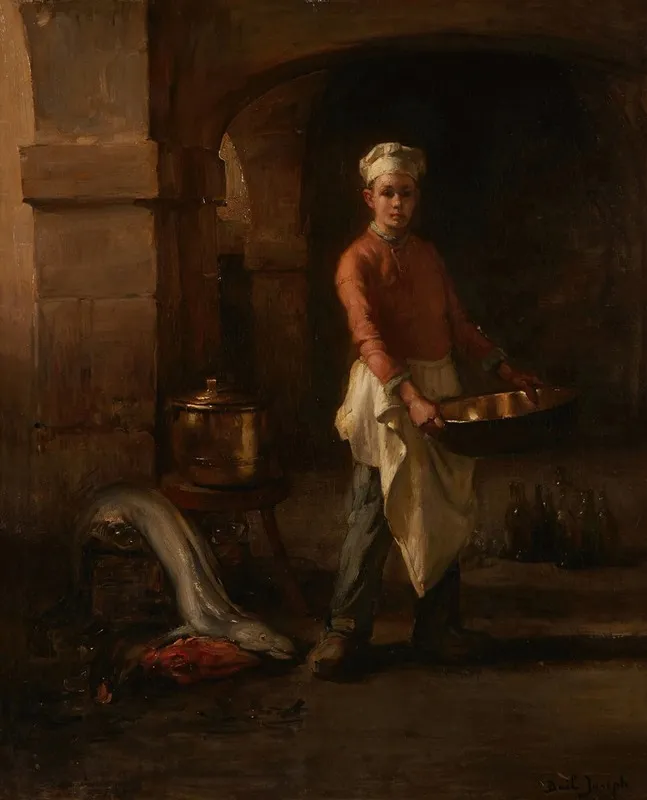 The Kitchen Boy Wall Art by Joseph Bail - High-Resolution Digital Print