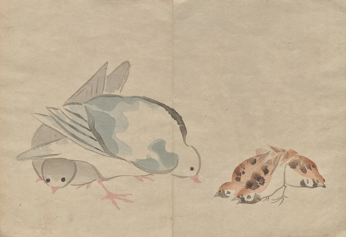 The Korin Picture Book Pl 04 Wall Art by Hōchū Nakamura - High-Resolution Digital Print