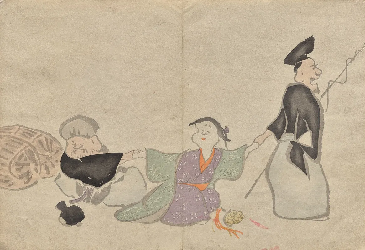The Korin Picture Book Pl 12 Wall Art by Hōchū Nakamura - High-Resolution Digital Print