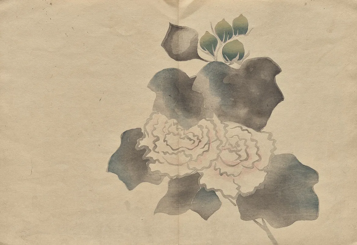 The Korin Picture Book Pl 20 Wall Art by Hōchū Nakamura - High-Resolution Digital Print