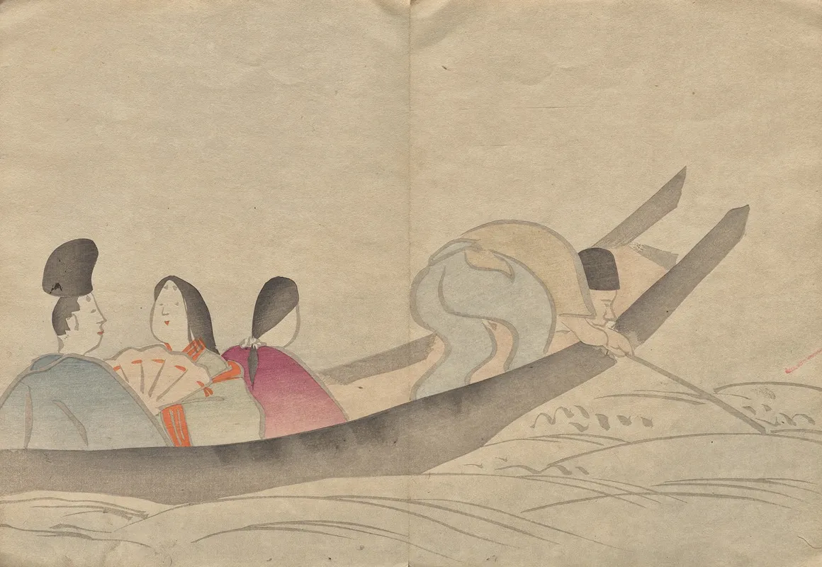 The Korin Picture Book Pl 24 Wall Art by Hōchū Nakamura - High-Resolution Digital Print