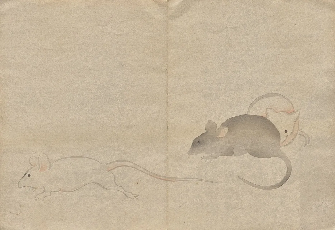 The Korin Picture Book Pl 26 Wall Art by Hōchū Nakamura - High-Resolution Digital Print