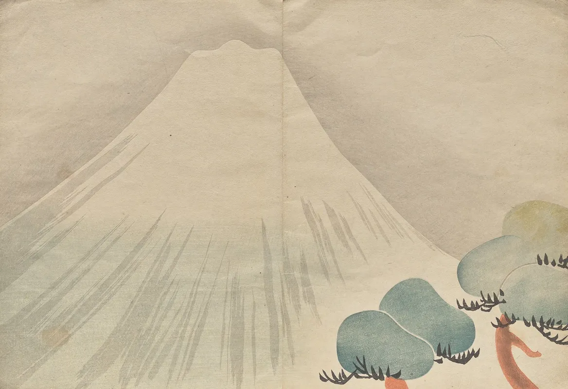 The Korin Picture Book Pl 28 Wall Art by Hōchū Nakamura - High-Resolution Digital Print