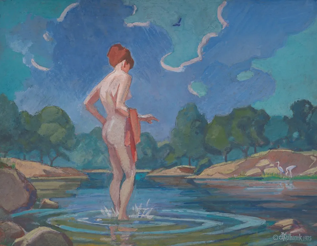 The Lady In Wading