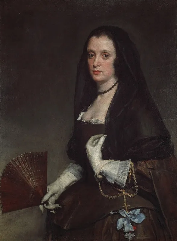 The Lady With A Fan